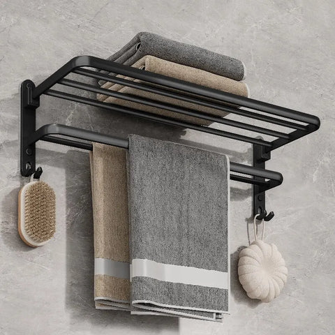 SleekHold: Premium Aluminum Towel Holder