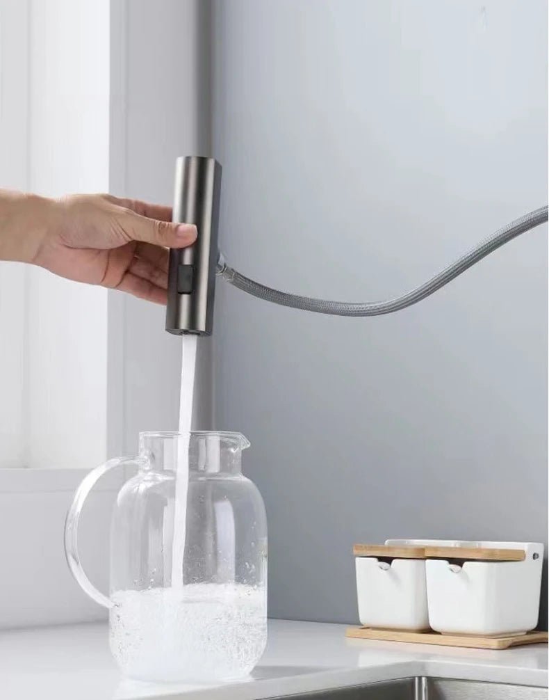 TouchFlow Trio: Smart 3-Mode Sensor Kitchen Faucet