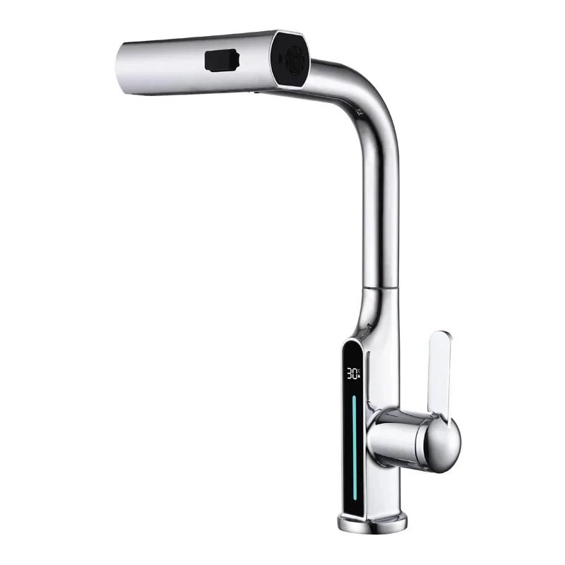 LumiRead Premium Sink Faucet: Modern LED Temperature Control