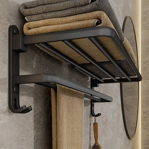 SleekHold: Premium Aluminum Towel Holder