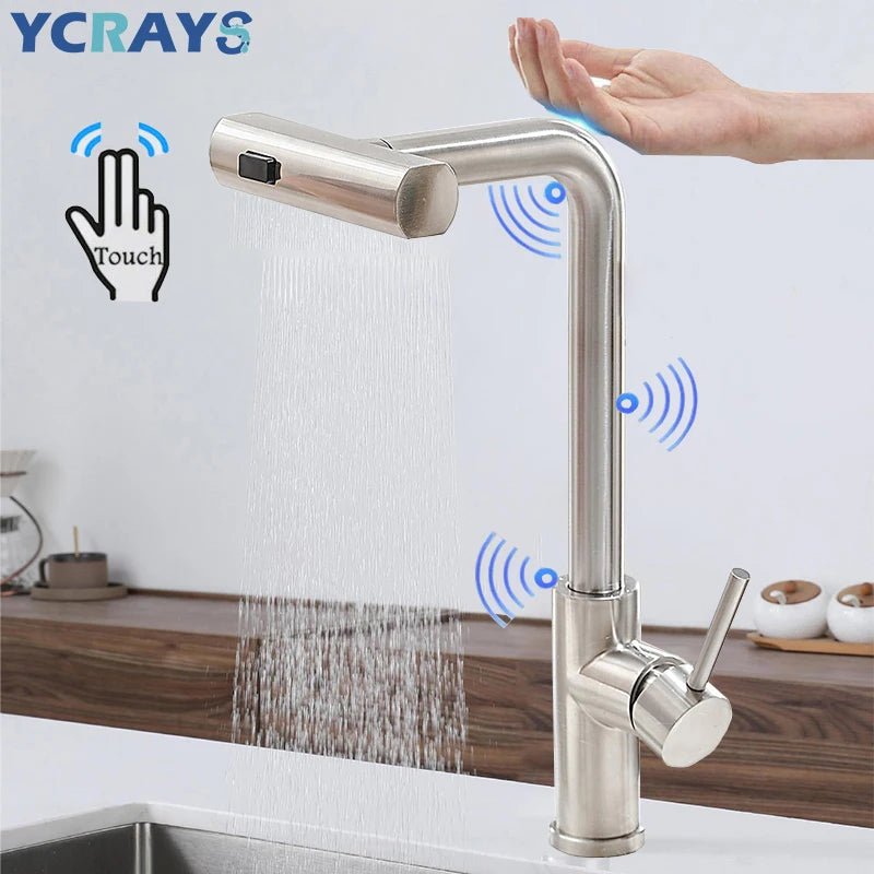 TouchFlow Trio: Smart 3-Mode Sensor Kitchen Faucet