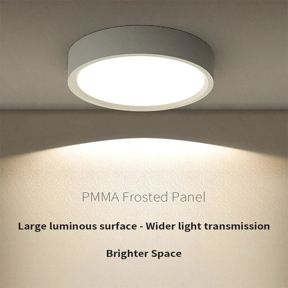 SlimGlow Elite: Ultra-Thin LED Ceiling Light - 24W