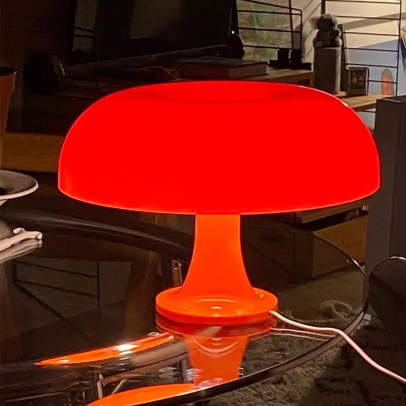 MushroomGlow: Modern Minimalist LED Table Lamp