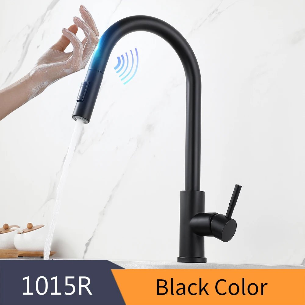 48213985263962|48213985296730|48213985362266SwipeSense Elite - High-Tech Rotating Sensor Kitchen Faucet with Smart Touch Control