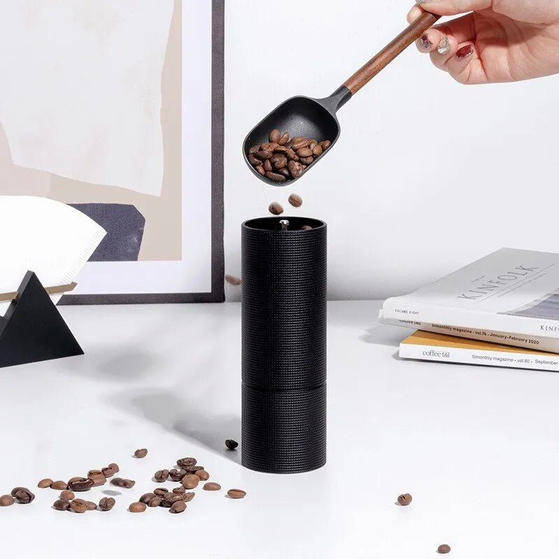 MidnightGrind Pro: Precision Black Coffee Grinder