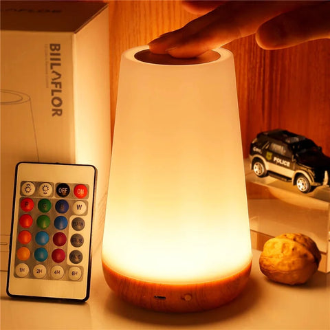 48345256755546LumiGlow Spectrum: 13-Color Changing RGB Night Light with Remote Control and Touch Dimming