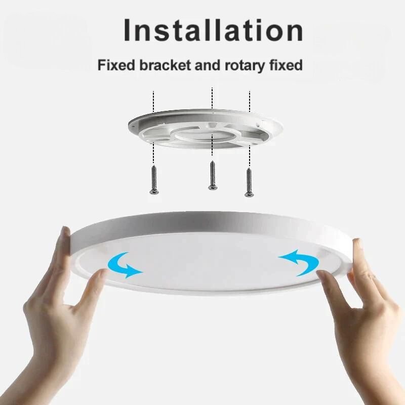 SmartLuxe 24W: Modern LED Ceiling Light