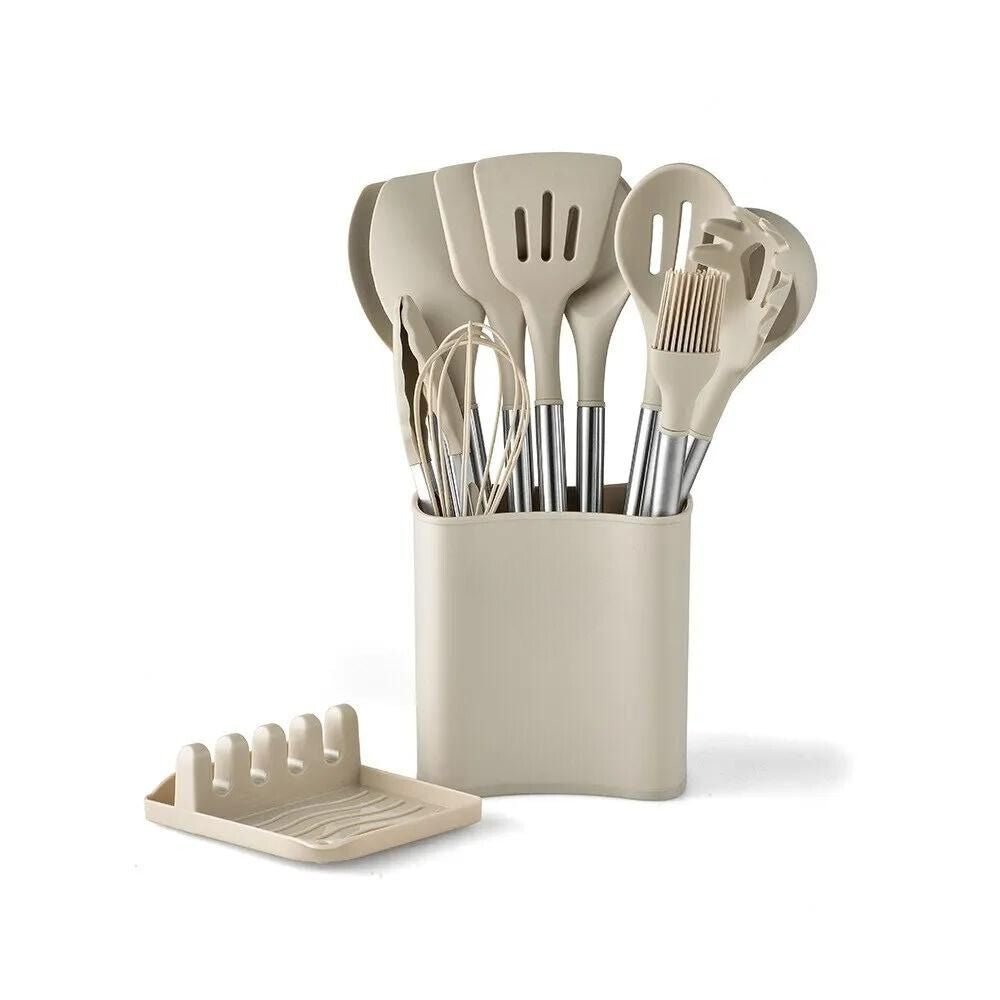 CulinaFlex 13: Premium Silicone Utensil Set