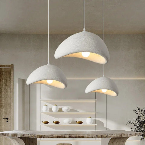 ZenGlow Dome: Japanese Grey Pendant Light